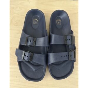 C&C California Navy Blue, Size 10 Sandals/Slides